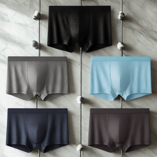 Bamboo Fiber Boxer Shorts (5 Pack)